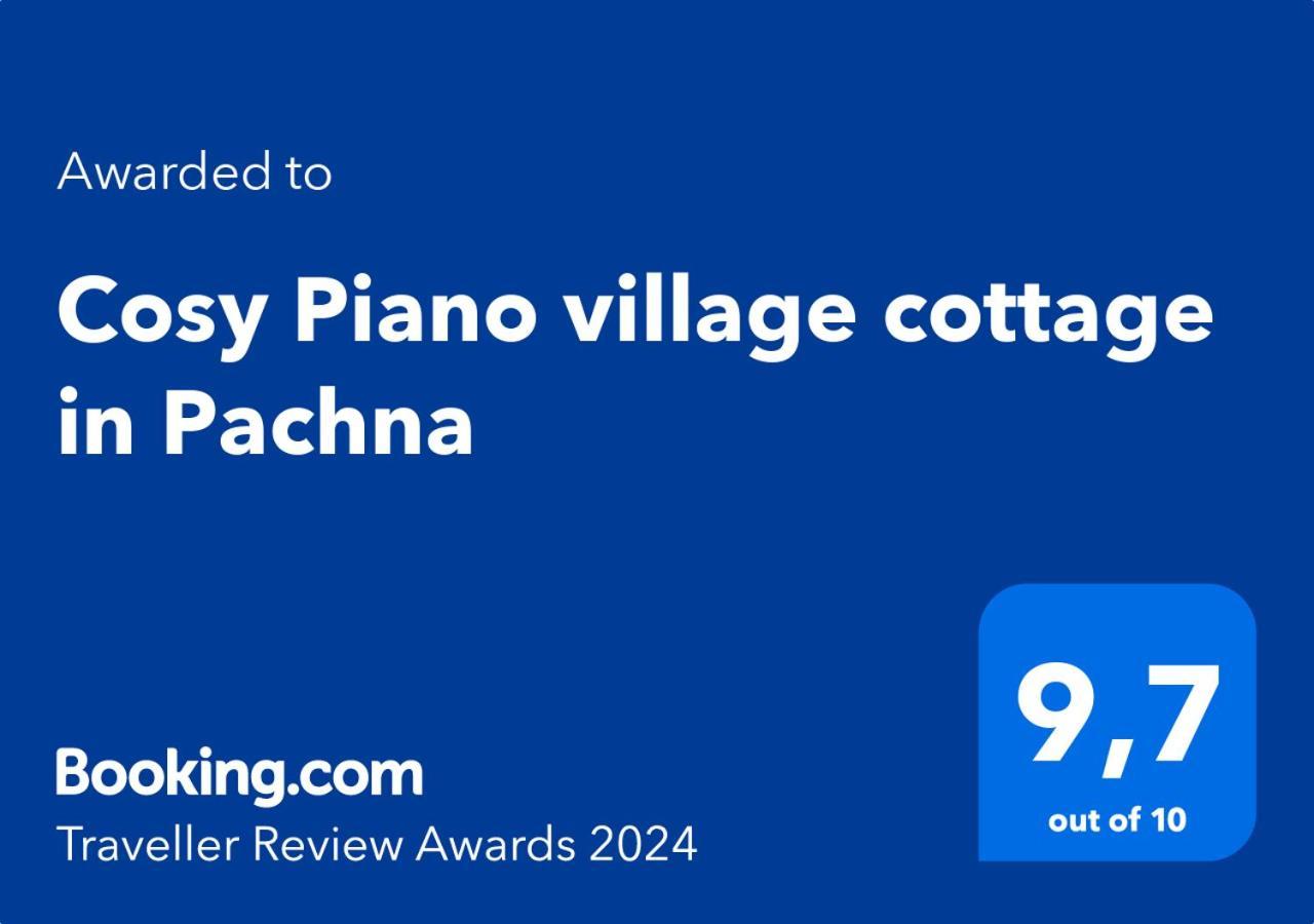 Cosy Piano Village Cottage In Pachna Лимасол Экстерьер фото